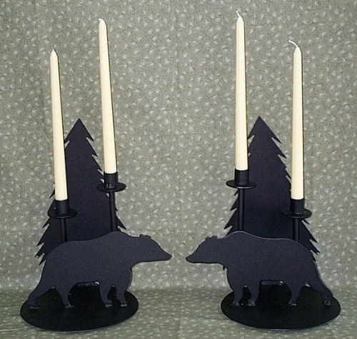 Bear Candle Stick Holders